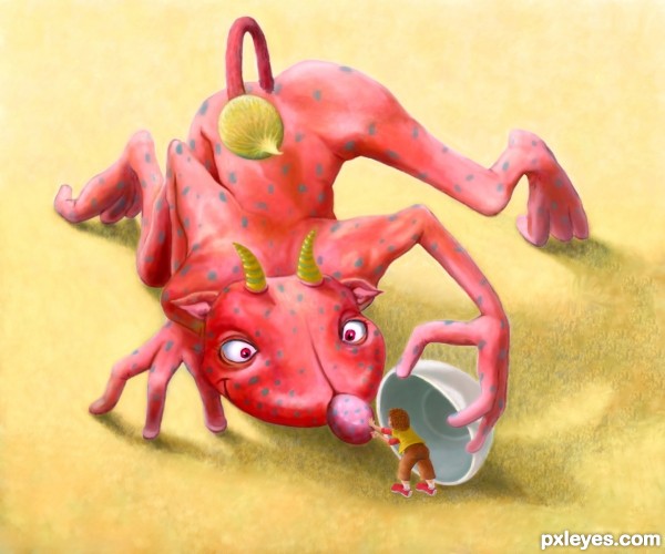 Creation of The Imaginary Playmate: Step 11