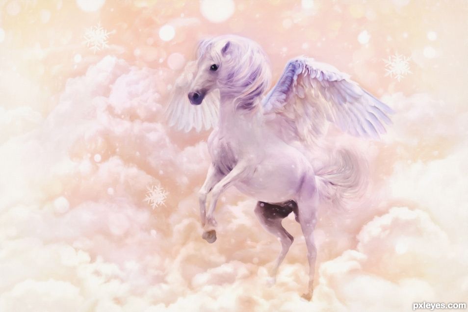 Creation of Magical Pegasus: Final Result