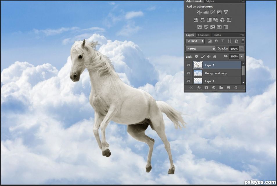 Creation of Magical Pegasus: Step 1