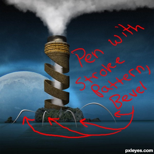 Creation of Mysterious Island: Step 7
