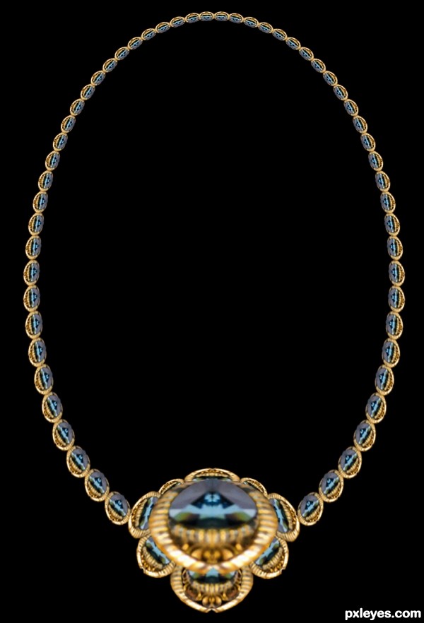 Creation of one set of jewelry: Step 5
