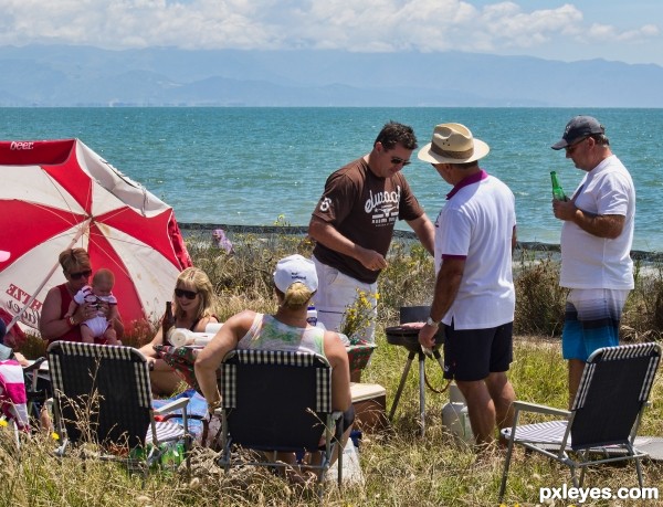 Christmas Dinner on the beach