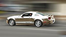 chrome police car Picture