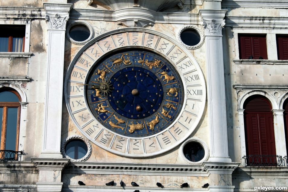 The clock of Zodiac