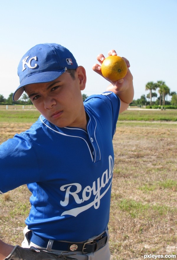 Pitching A Knuckleball Orange