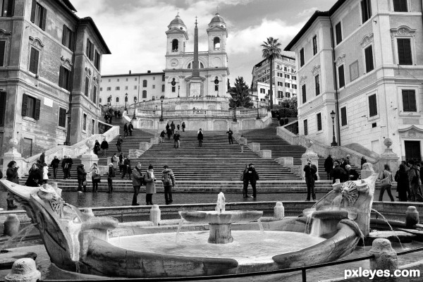 Stairway to the Church