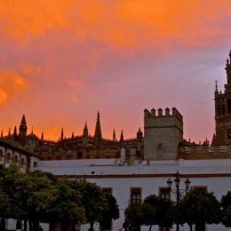 SevilleSpainCathedralatsunset