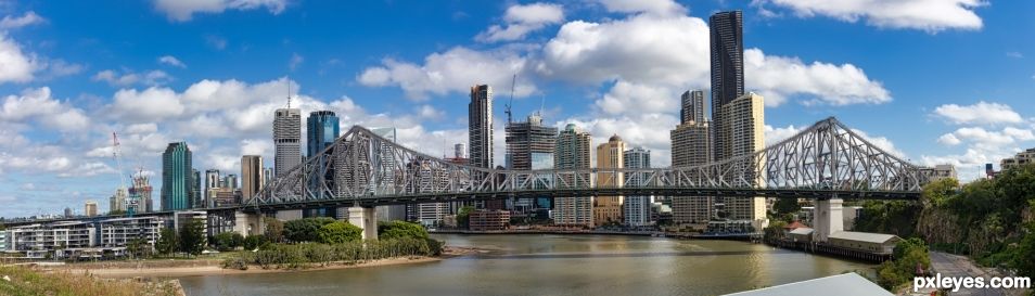 City on a river