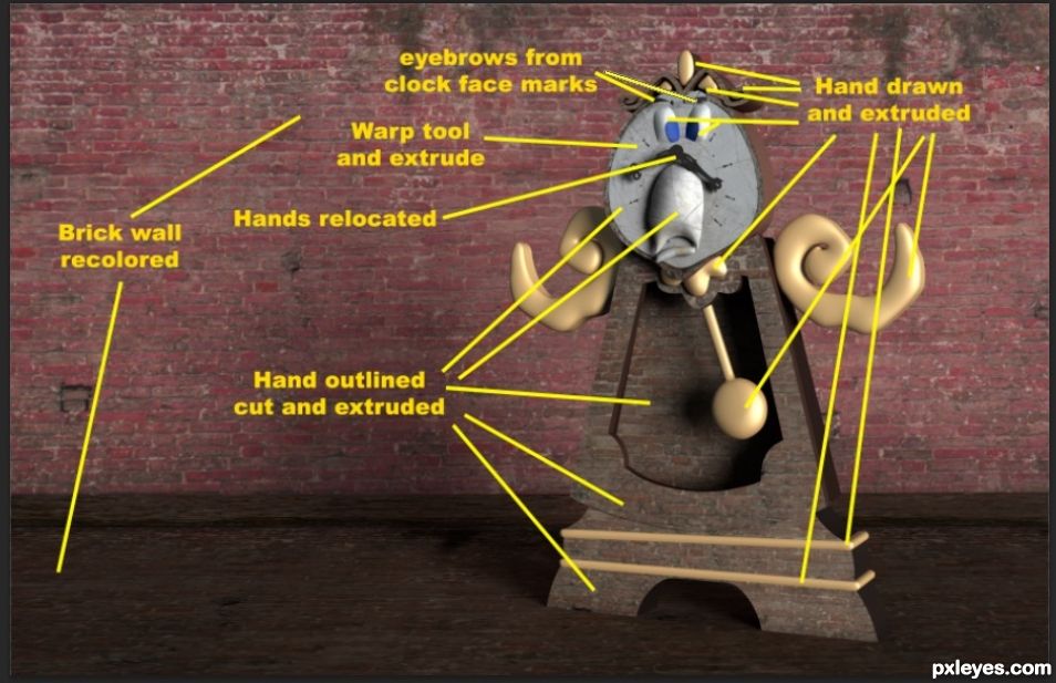 Creation of Lost Cogsworth: Step 1