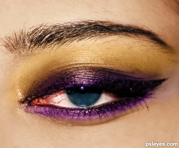 Creation of beautifull eyee: Final Result