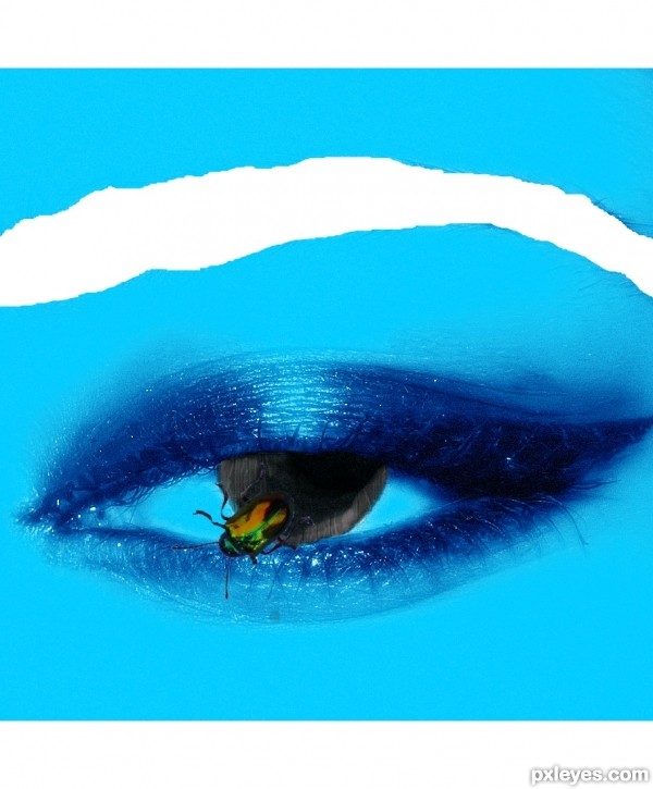 Creation of eye see under the sea: Step 2