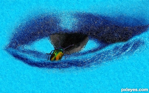 Creation of eye see under the sea: Step 3
