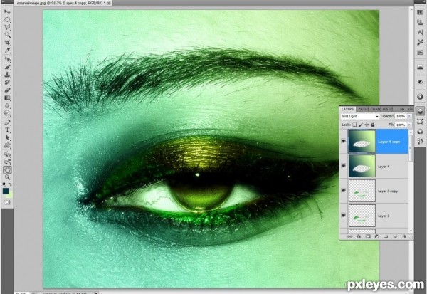 Creation of Iron Eye: Step 2