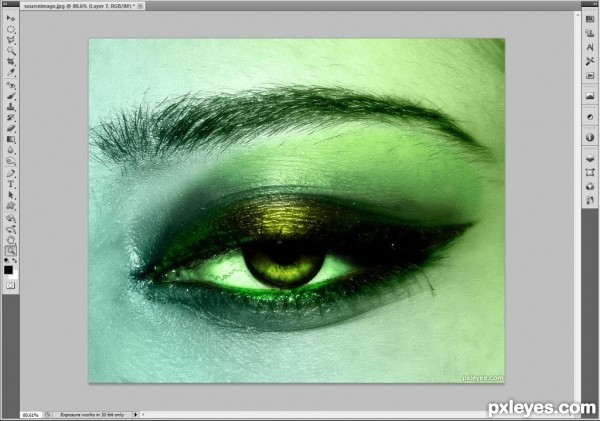 Creation of Iron Eye: Step 3
