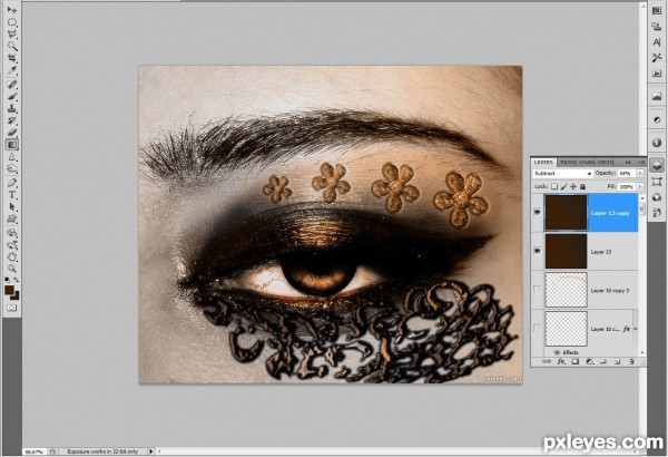Creation of Iron Eye: Step 5