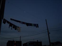 clothespins at night