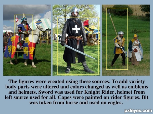 Creation of Cloud Knights: Step 1