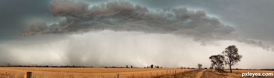 glow of the storm