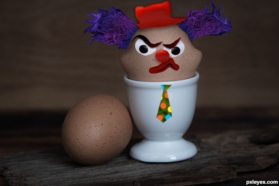 Creation of Clown egg: Final Result