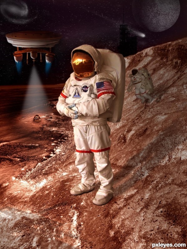 beauty of mars photoshop picture)