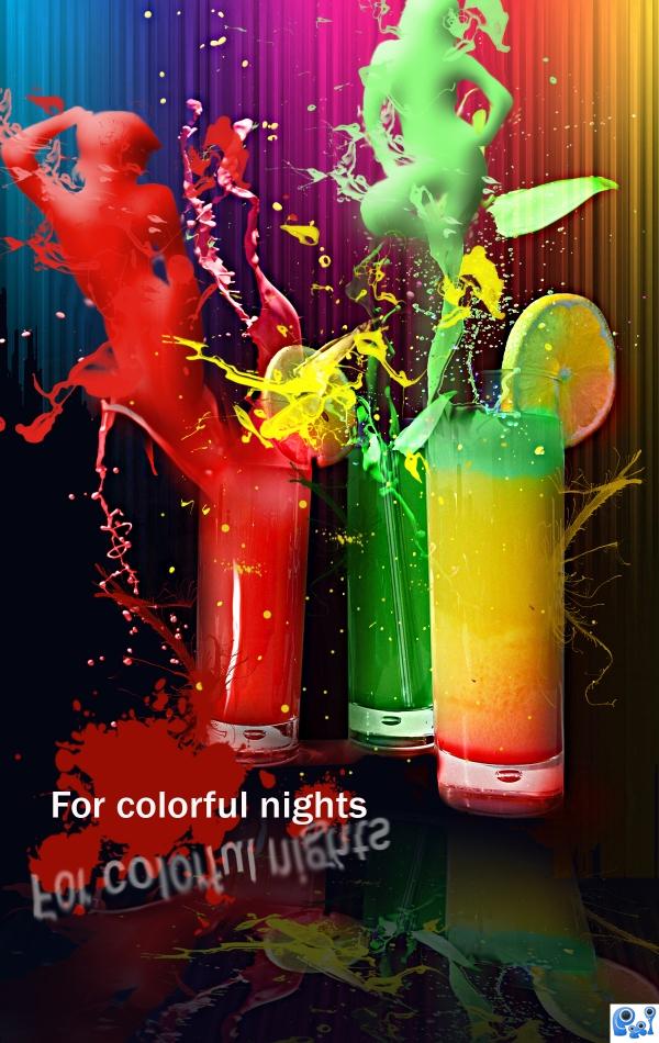 For colorful nights