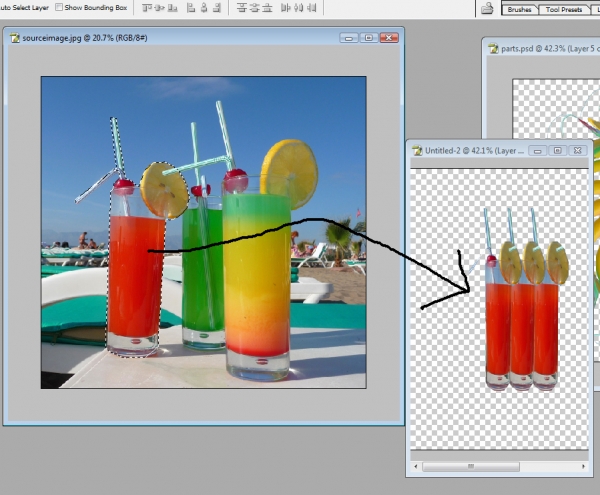 Creation of Psychedelic Cocktails: Step 4