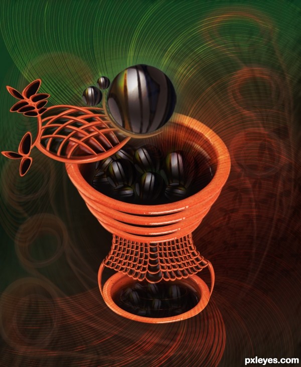 Creation of Globes in the Goblet: Step 6