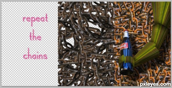 Creation of Green Arm on Chains: Step 8