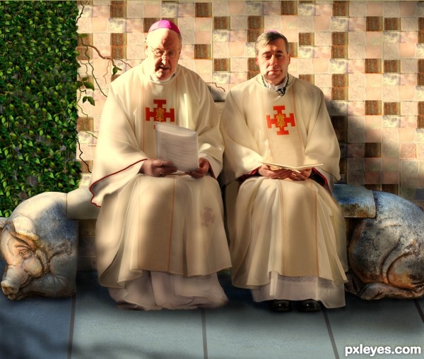 Creation of A Bench of Busy Bishops : Step 8