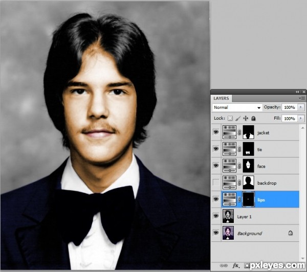 Creation of My Senior Pic: Step 5