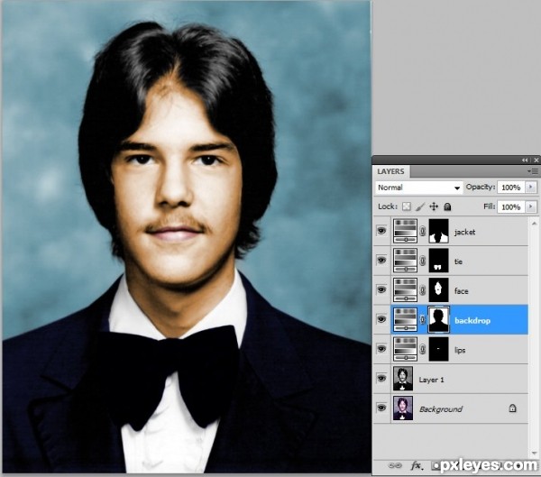 Creation of My Senior Pic: Step 6