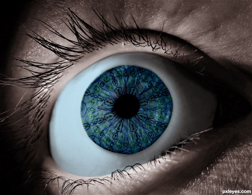 Kaleidoscope eye