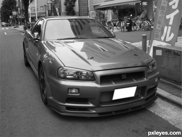 Nissan Skyline GTR34 created by SahyaMonster