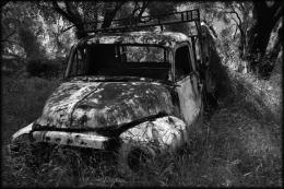 Old vehicle pictured on Corfu