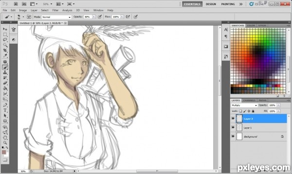 Creation of The Pirate Boy: Step 2