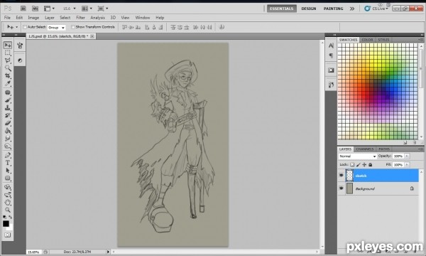 Creation of Long John Silver: Step 1