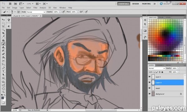 Creation of Long John Silver: Step 4