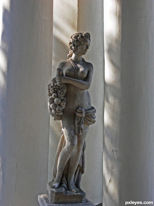 Concrete statue