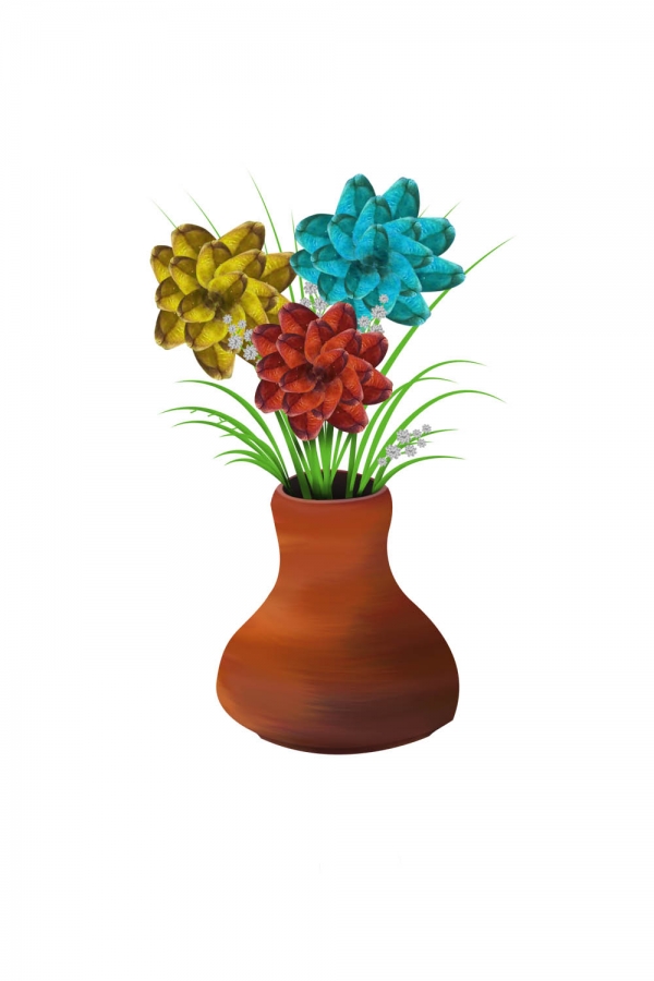 Creation of Flowers: Step 6