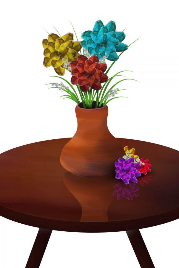 Creation of Flowers: Step 8