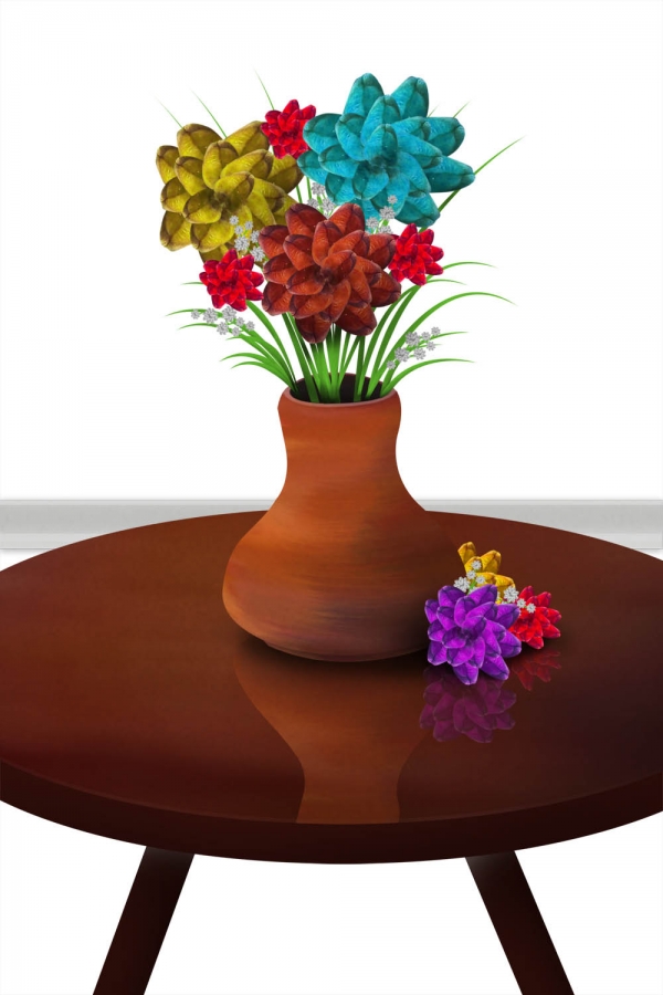 Creation of Flowers: Step 10