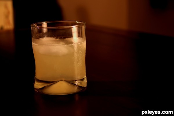 Cool glass of lemonade