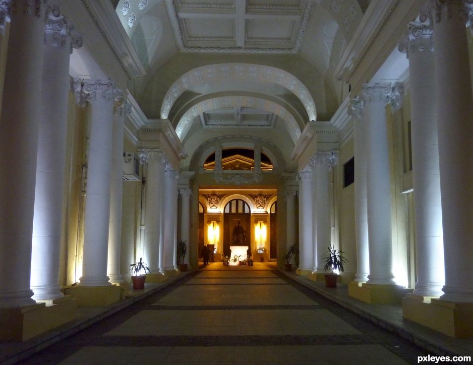 Corridor to the Opera Theatre