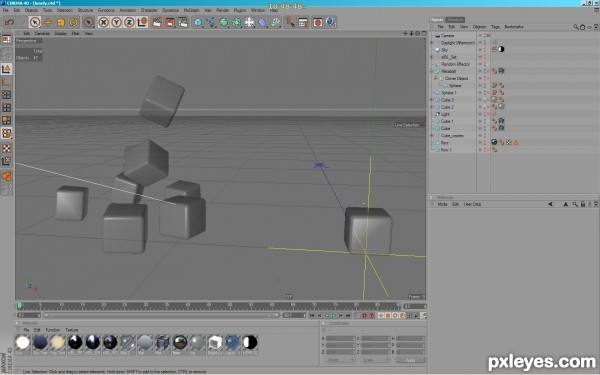 Creation of Cool Cubes: Step 1