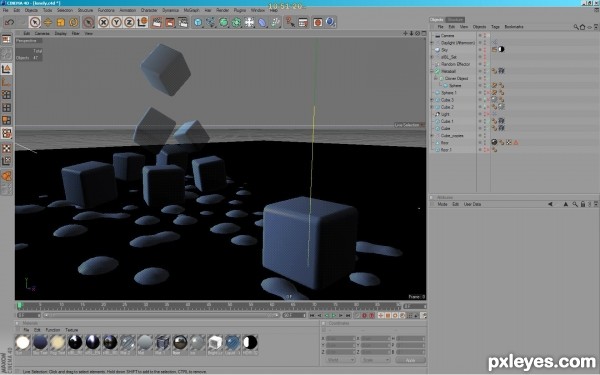 Creation of Cool Cubes: Step 3