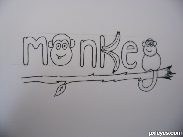 Creation of Monkey Business: Step 2