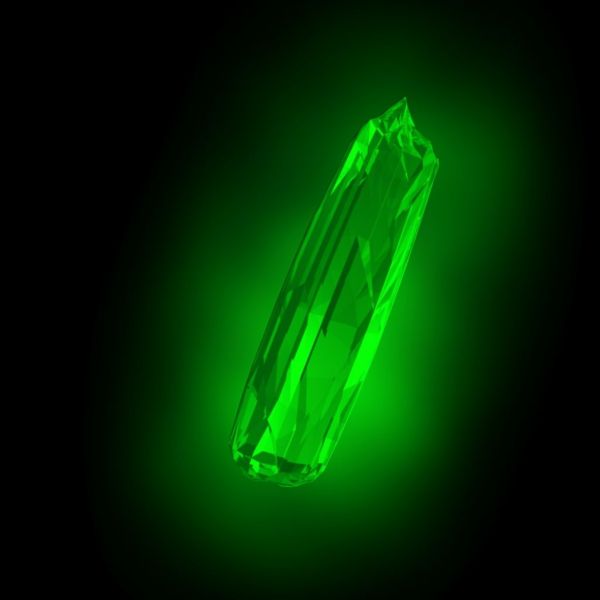 Creation of kryptonite crystal: Final Result