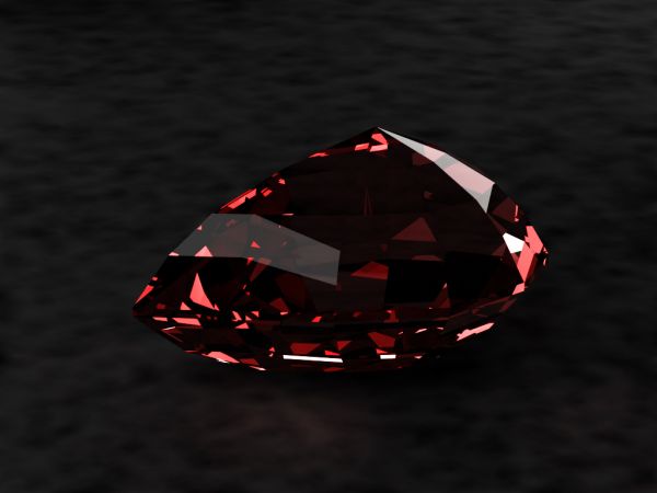 Creation of Ruby Oval Brilliant Cut: Final Result