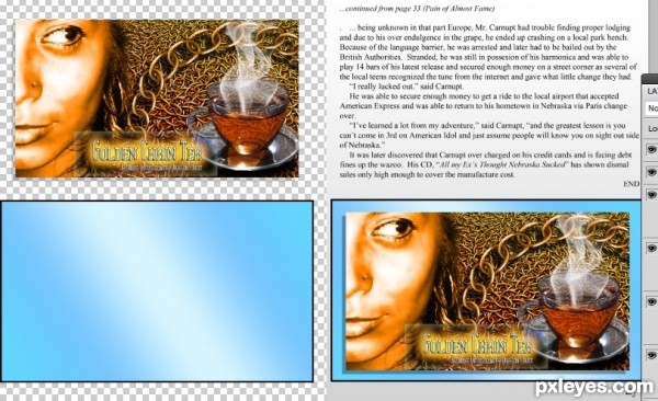 Creation of Rag Mag Ad: Step 17