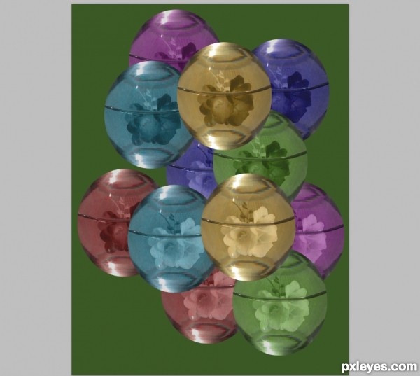 Creation of Flying Marbles: Step 7